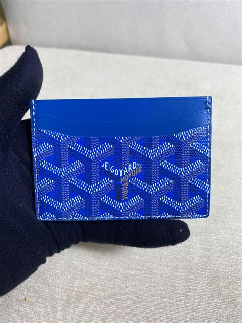 goyard card holder royal blue replica|[REVIEW] Aadi Goyard Card Holder : r/FashionReps.